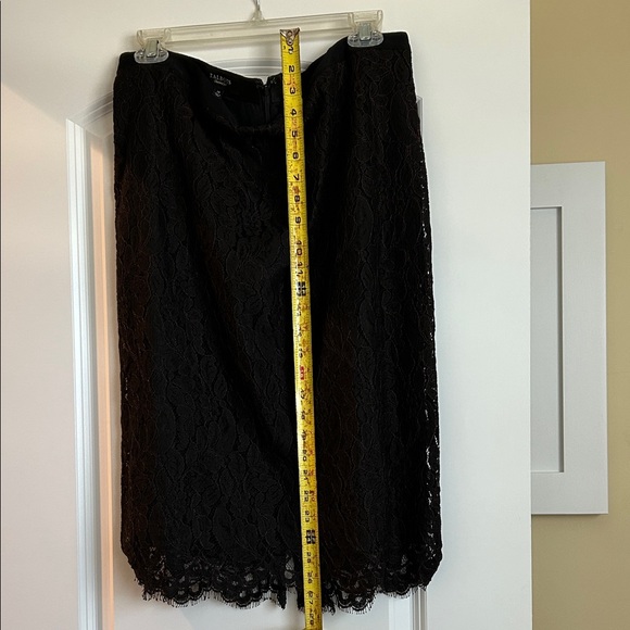 Talbots Black Lace Pencil Skirt - Picture 5 of 6